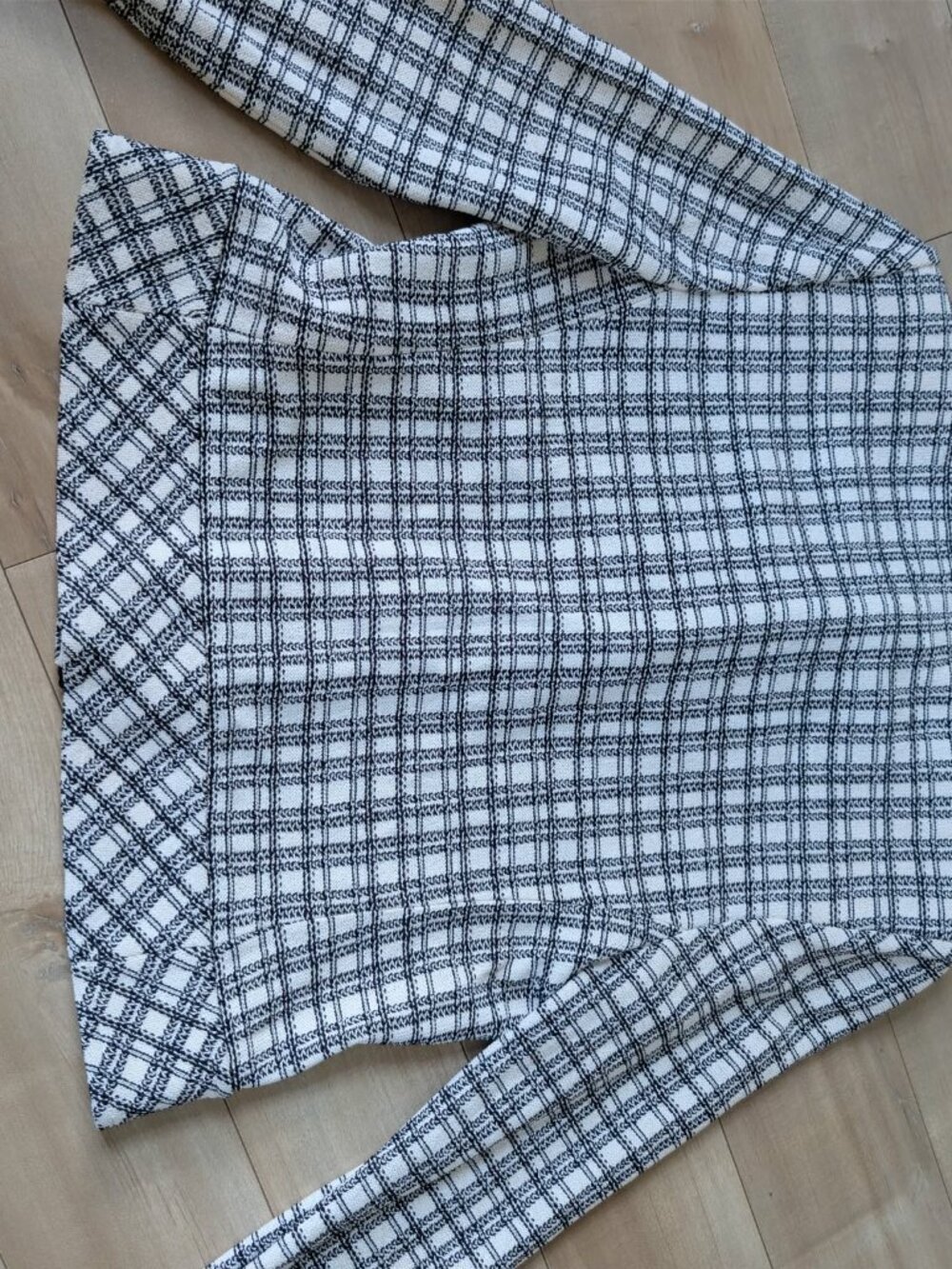 Vintage St. John Collection Plaid Knit Blazer Jacket Size 8 Made USA - Picture 13 of 13